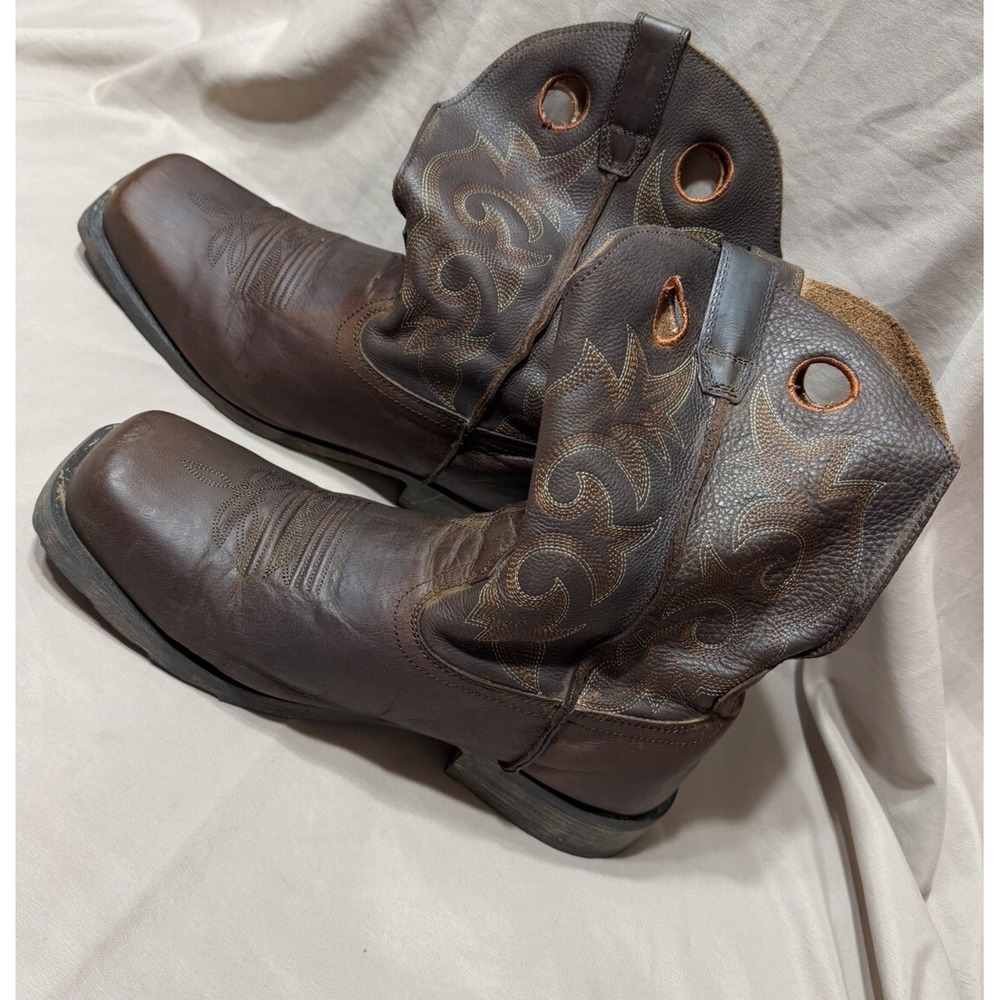 Laredo Men's Leather Soft  Heat,Oil & Slip Resistant Square Toe # 7424 Size 13EW